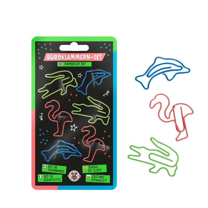 BACK TO SCHOOL BÜROKLAMMERN 6ER-SET LESEZEICHEN