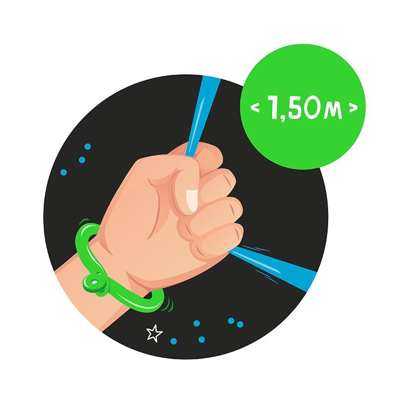 BACK TO SCHOOL ANTI-STRESS ARMBAND 2ER-SET, 3-FACH SORTIERT