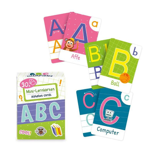 ABC LERNKARTEN-SET BUCHSTABEN 30-TEILIG