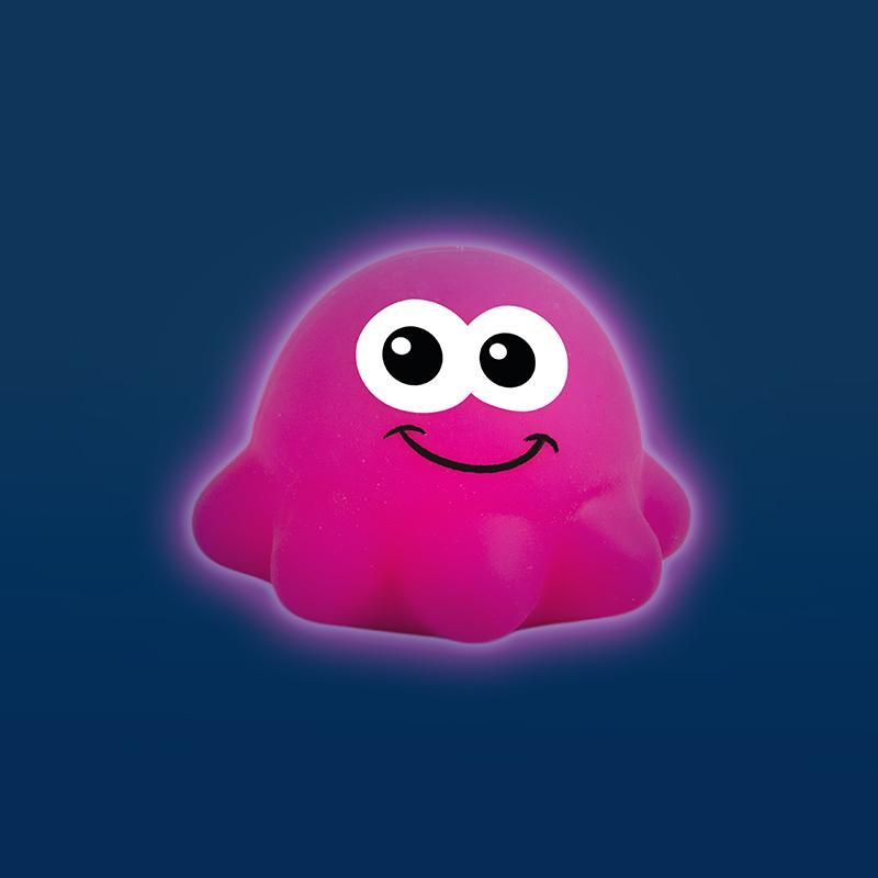 SANDY OKTOPUS SQUEEZY OKTOPUS NACHTLEUCHTEND, 4-FACH SORTIERT