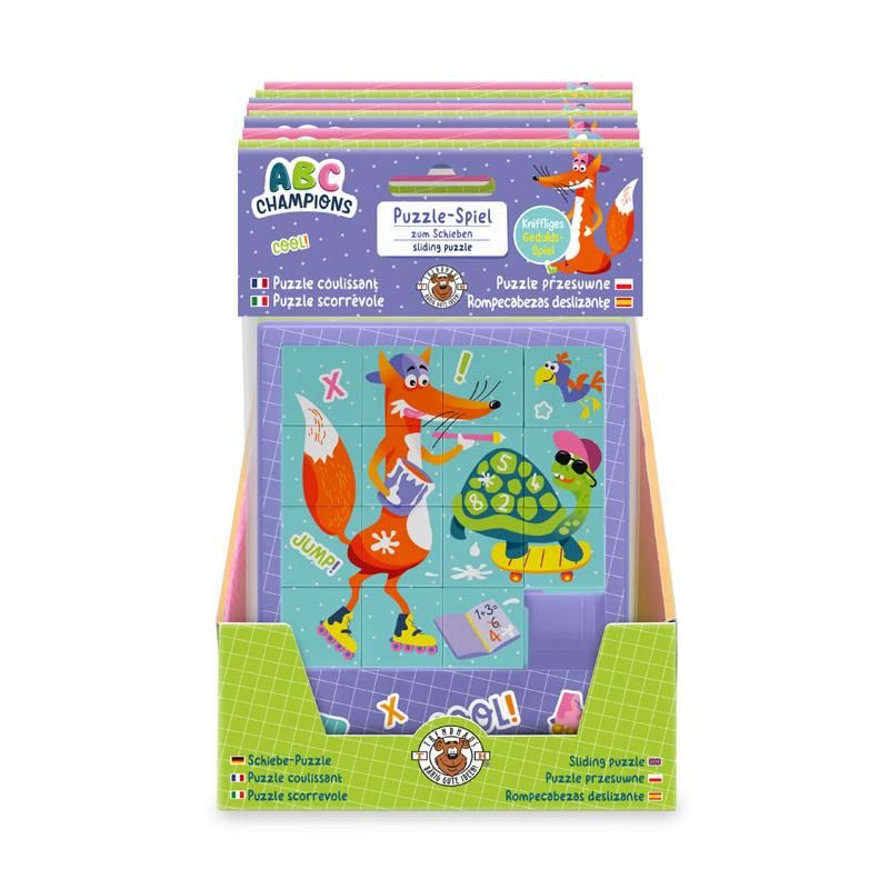 ABC SCHIEBEPUZZLE 16-TEILIG, 3-FACH SORTIERT