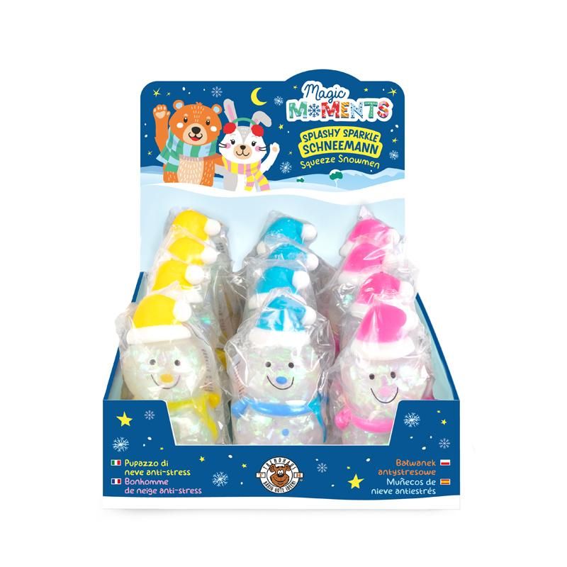 MAGIC MOMENTS SPLASHY SPARKLE SCHNEEMANN, 3-FACH SORTIERT