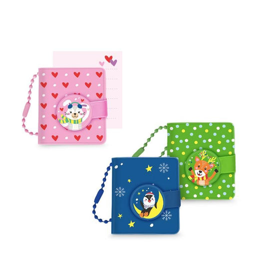 MAGIC MOMENTS MINI-NOTIZBUCH MIT ANHÄNGER, 3-FACH SORTIERT