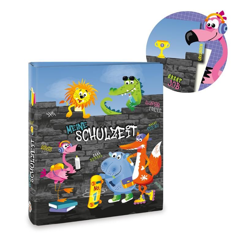 ABC ZEUGNISMAPPE A4 "MEINE SCHULZEIT"