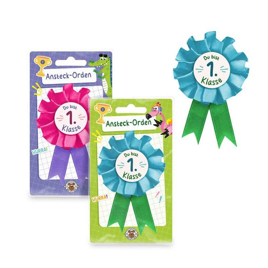 ABC ANSTECK-ORDEN "DU BIST 1.KLASSE", 2-FACH SORTIERT