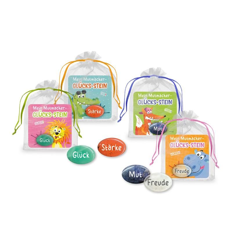 ABC GLÜCKSSTEIN MUTMACHER, 4-FACH SORTIERT