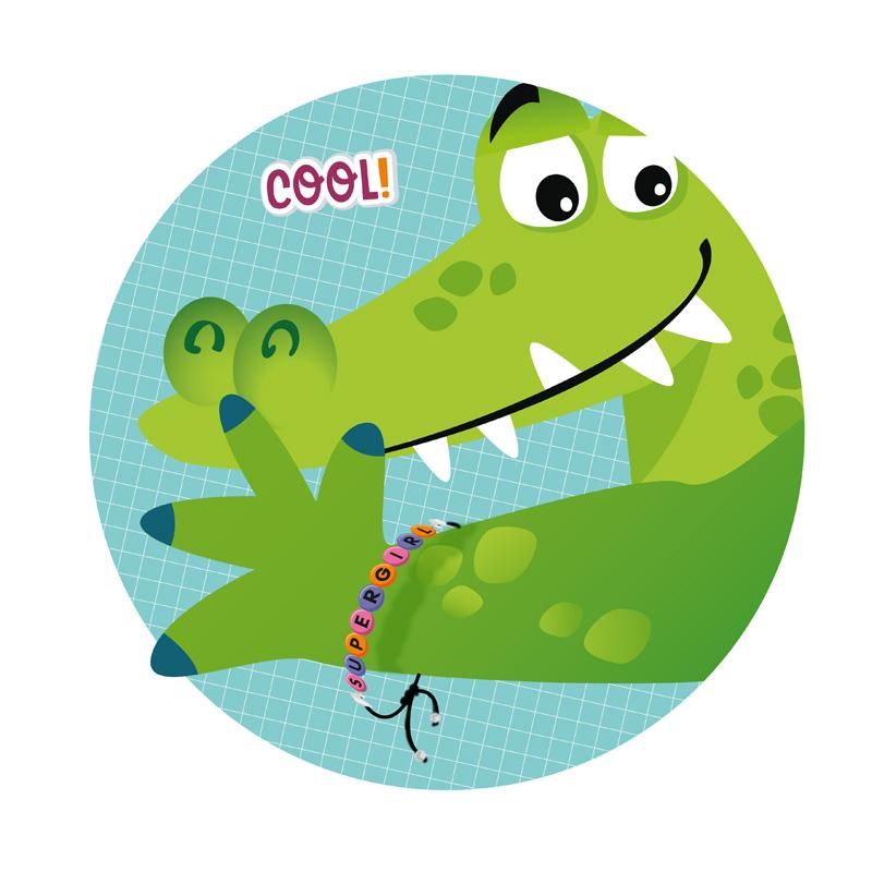 ABC PERLEN-ARMBAND MUTMACHER, 2-FACH SORTIERT