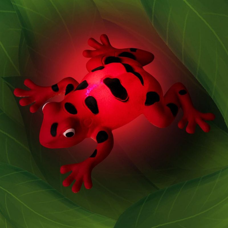 ZOO STRETCHY LIGHT-UP KRÖTE NACHTLEUCHTEND, 3-FACH SORTIERT