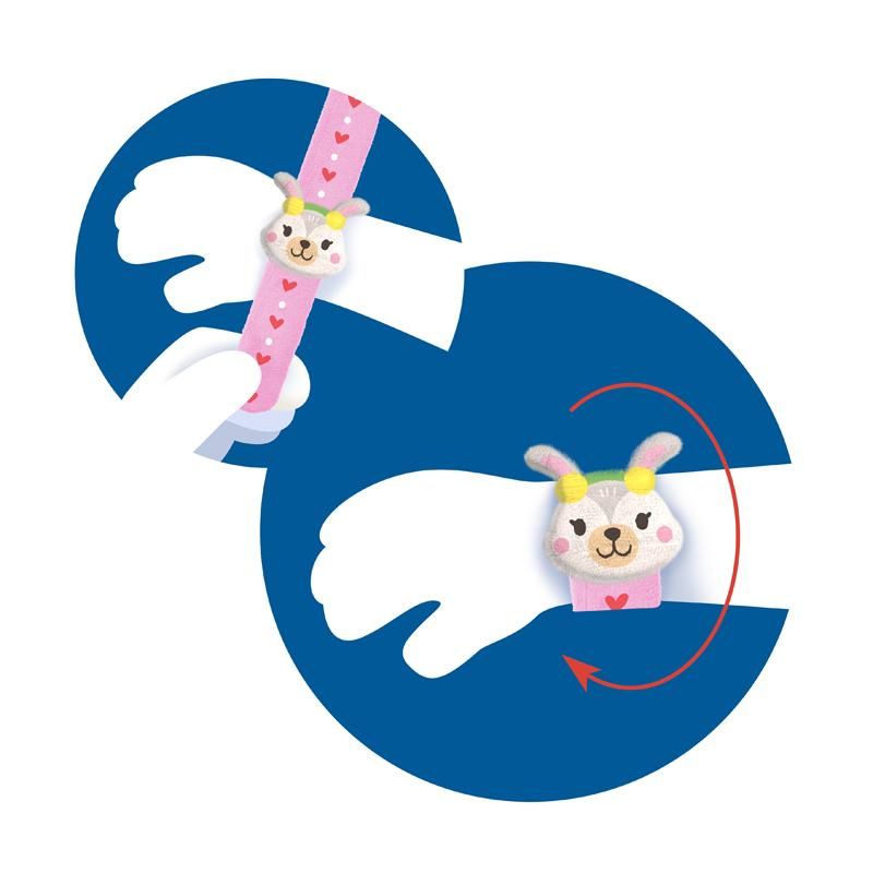 MAGIC MOMENTS PLÜSCH SNAP-ARMBAND, 3-FACH SORTIERT