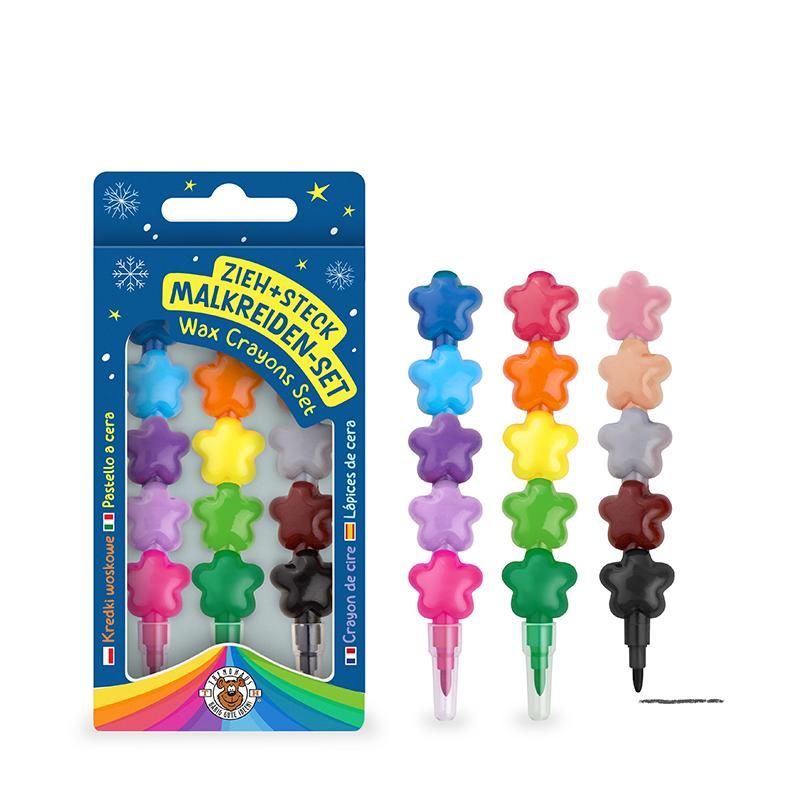 MAGIC MOMENTS WACHSMALKREIDE ZIEH- & STECK 3ER-SET