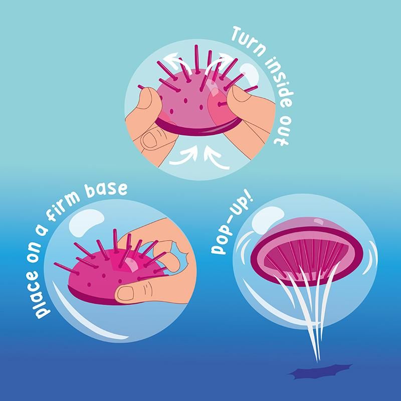 SANDY OKTOPUS POP-UP-SPIEL 2ER-SET, 2-FACH SORTIERT