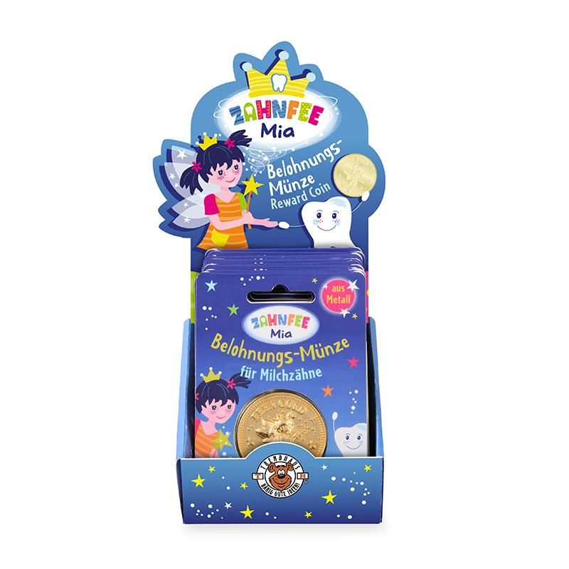 ZAHNFEE BELOHNUNGSMÜNZE CA. Ø 4 CM