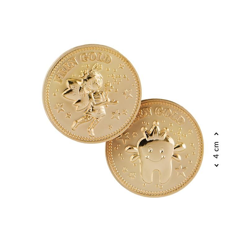 ZAHNFEE BELOHNUNGSMÜNZE CA. Ø 4 CM