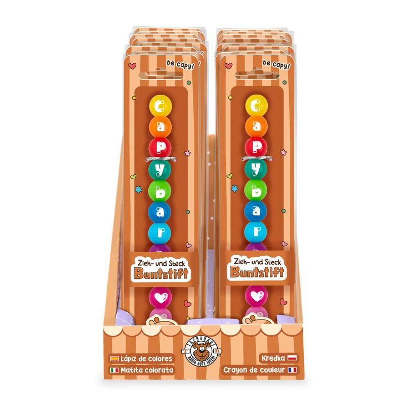 CAPYBARA HAPPY LIFE BUNTSTIFT ZIEH- & STECK 11-TEILIG