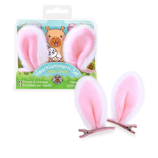 CAPYBARA HAPPY SPRING HAARKLAMMERN HASENOHREN 2ER-SET