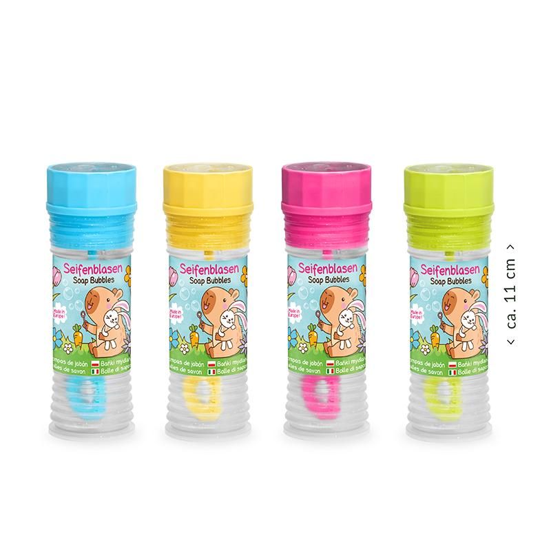 CAPYBARA HAPPY SPRING SEIFENBLASEN-SPIEL 50ML, 4-FACH SORTIERT