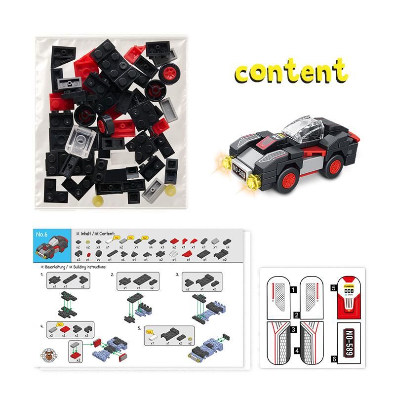 SPEED BAUSATZ-SET AUTO, 8-FACH SORTIERT