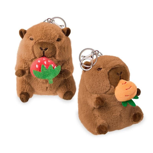 CAPYBARA HAPPY SPRING AUFZIEH-KNUDDEL-CAPYBARA MIT FRUCHT, 2-FACH SORTIERT