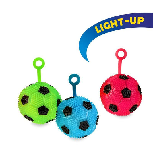CHAMPIONS GAMES FUSSBALL LIGHT-UP FINGER-SPIELBALL Ø 6,2CM, 3-FACH SORTIERT