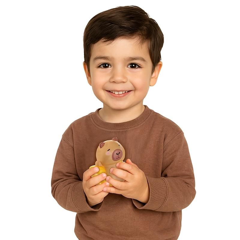 CAPYBARA LOVE ANTI-STRESS SOFT-FIGUREN SQUEEZE CA. 9,8 CM