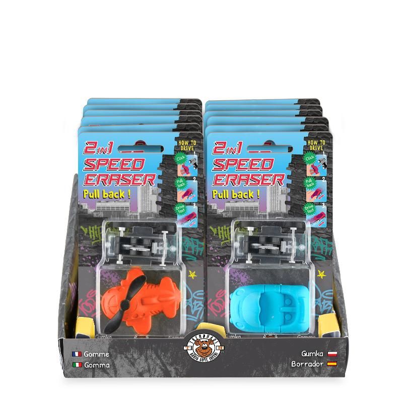 SPEED RADIERER MIT RÜCKZUGSFUNKTION, 6-FACH SORTIERT