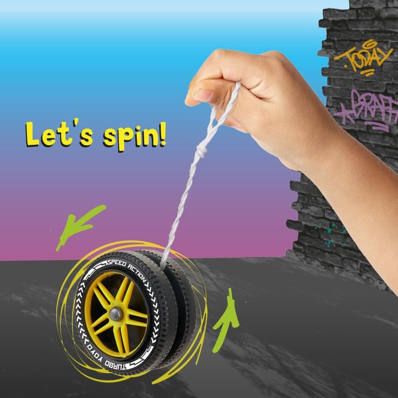 SPEED AUTOREIFEN-YOYO, 4-FACH SORTIERT