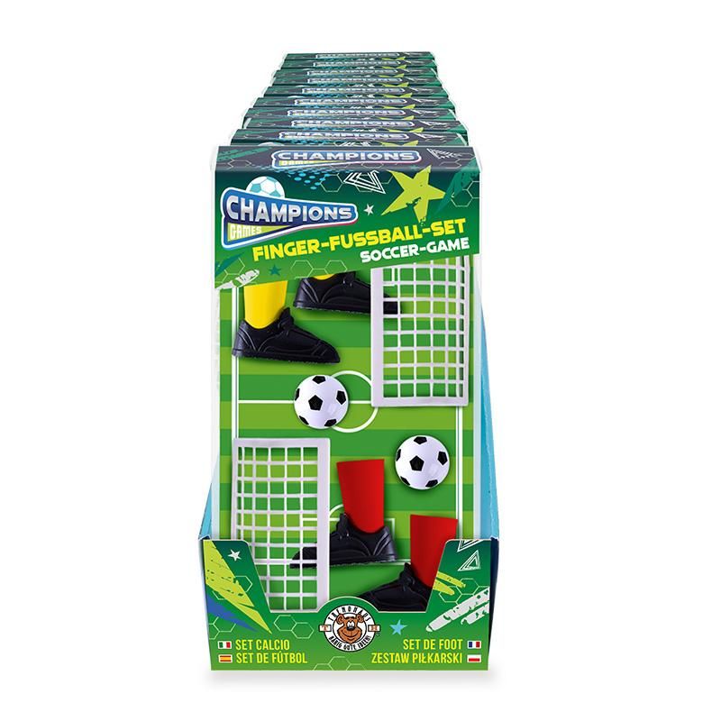 CHAMPIONS GAMES FUSSBALL FINGER-FUSSBALL-SET 8-TEILIG