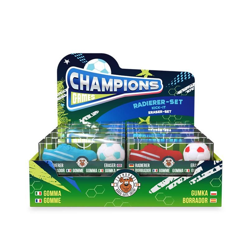 CHAMPIONS GAMES FUSSBALL RADIERER 2ER-SET, 3-FACH SORTIERT