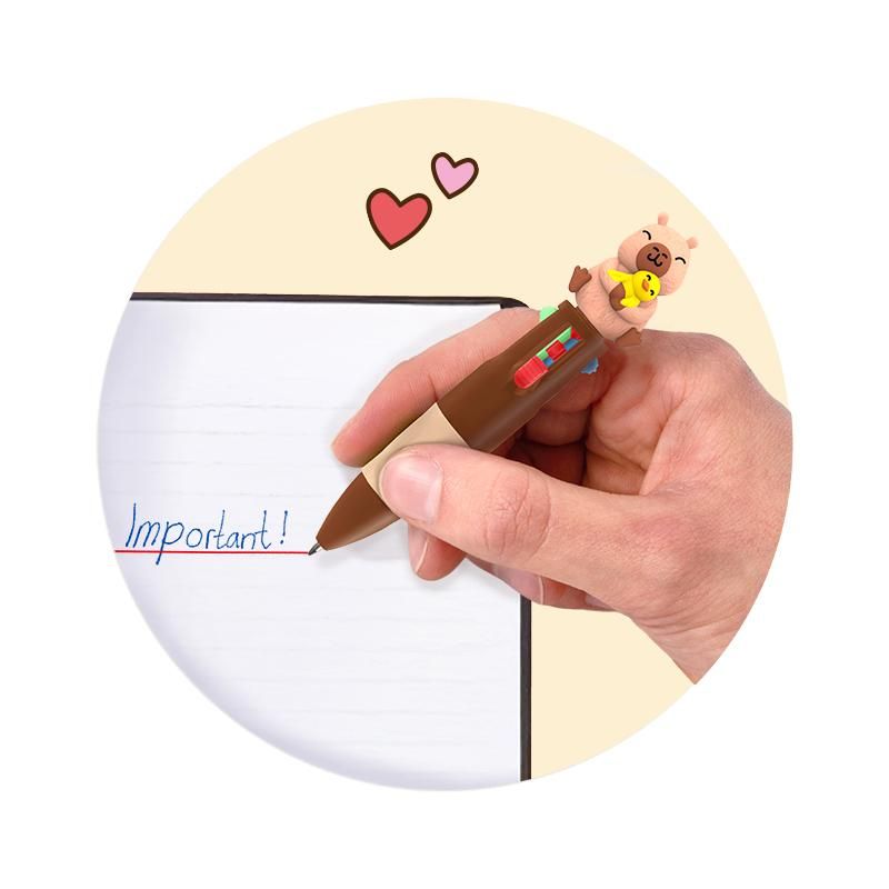 CAPYBARA LOVE MEHRFARBKULI MIT TOPPER, 3-FACH SORTIERT