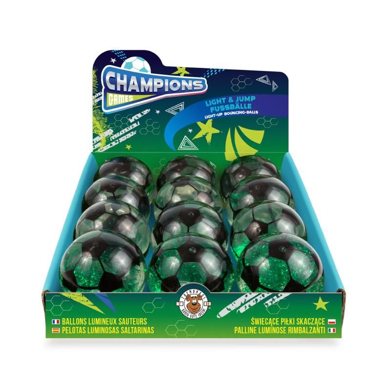 CHAMPIONS GAMES FUSSBALL 6 LIGHT & JUMP FUSSBALL Ø 6,3CM